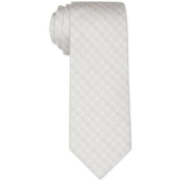 Calvin Klein Men's Banded Dot Grid Slim Tie Poly silk blend $69 - Picture 1 of 7